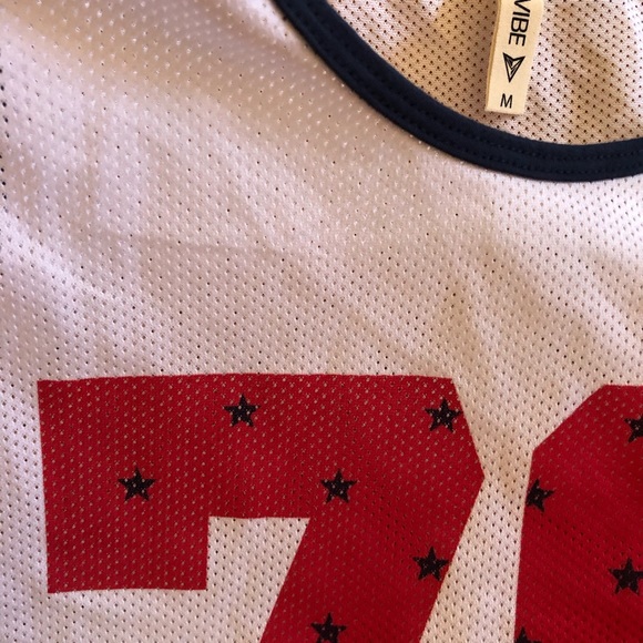 💙 UNIVIBE MESH MUSCLE TANK TOP “76” - Picture 5 of 6